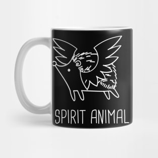 Spirit Animal | Cute And Funny Pet Hedgehog Graphic Mug